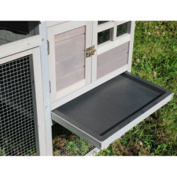 Clapier d’extérieur en bois 122x62x93cm Lodge – Lifland