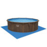 Piscine hors sol ronde Hydrium™ Ø490x130cm en acier aspect bois - Bestway