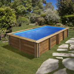 Piscine bois rectangulaire 375x200cm LEMON - Gré