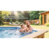 Piscine bois rectangulaire 420x270cm MARBELLA 2 - Gré