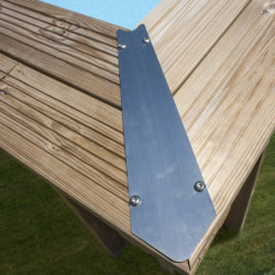 Piscine bois rectangulaire 620x420cm EVORA 2020 - Gré