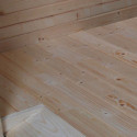 Plancher en bois massif épicéa pour abri de jardin Svendborg 3,23m² - Gardenas - Bois naturel avec kit dinstallation
