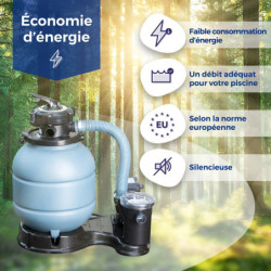 Piscine en composite ovale 664x386cm - projecteur LED - AVANTGARDE - Gré