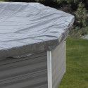 Bâche dhivernage PVC armé 580gm² pour piscine ovale 664x386cm AVANTGARDE - Gré Pool - Gris