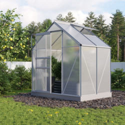 Serre de jardin en alu et polycarbonate 6mm - Planet 2500 - Vitavia