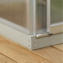 Embase acier galvanisé 8,3 m² pour serre de jardin - Vitavia - Aluminium
