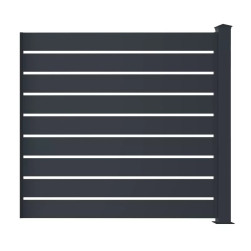 Clôtures de jardin pas chères en aluminium et bois composite