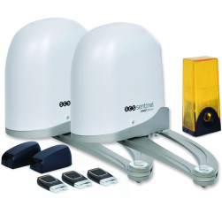 Motorisation pour portail battant ou coulissant et accessoires domotiques